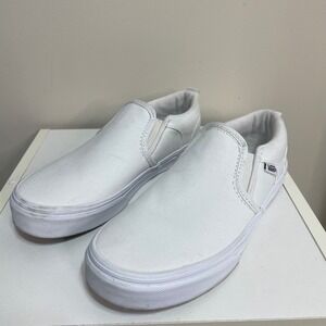 Vans Kids Classic Slip On‎ White Sneakers Casual Shoes
